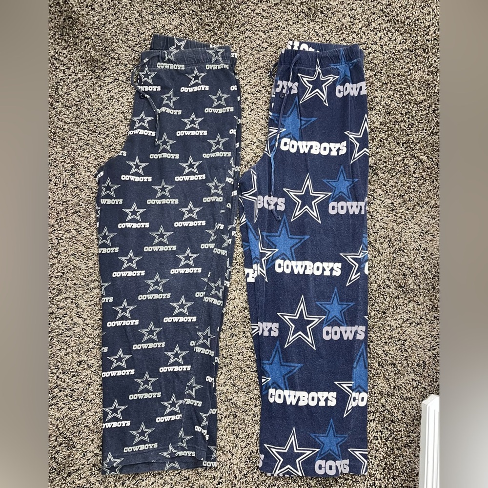 Dallas Cowboys Navy Pajama Pants Unisex S/M Lounge Sleepwear